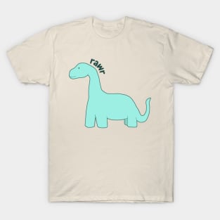 Cute Lil Blue Rawr Dino T-Shirt